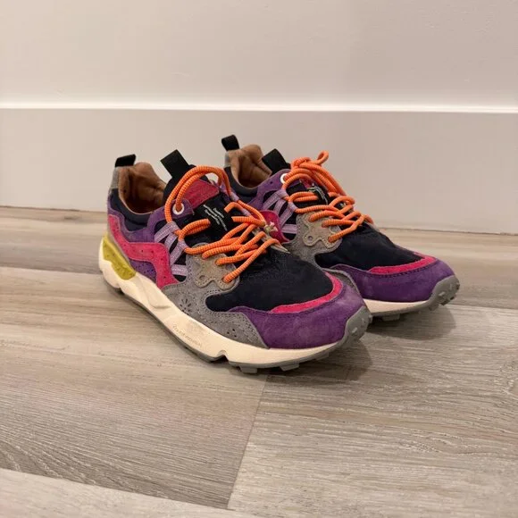 NWT Flower Mountain Yamano 3 Woman -  EU 39 - US 8 - Black-Violet Color - Picture 3 of 8